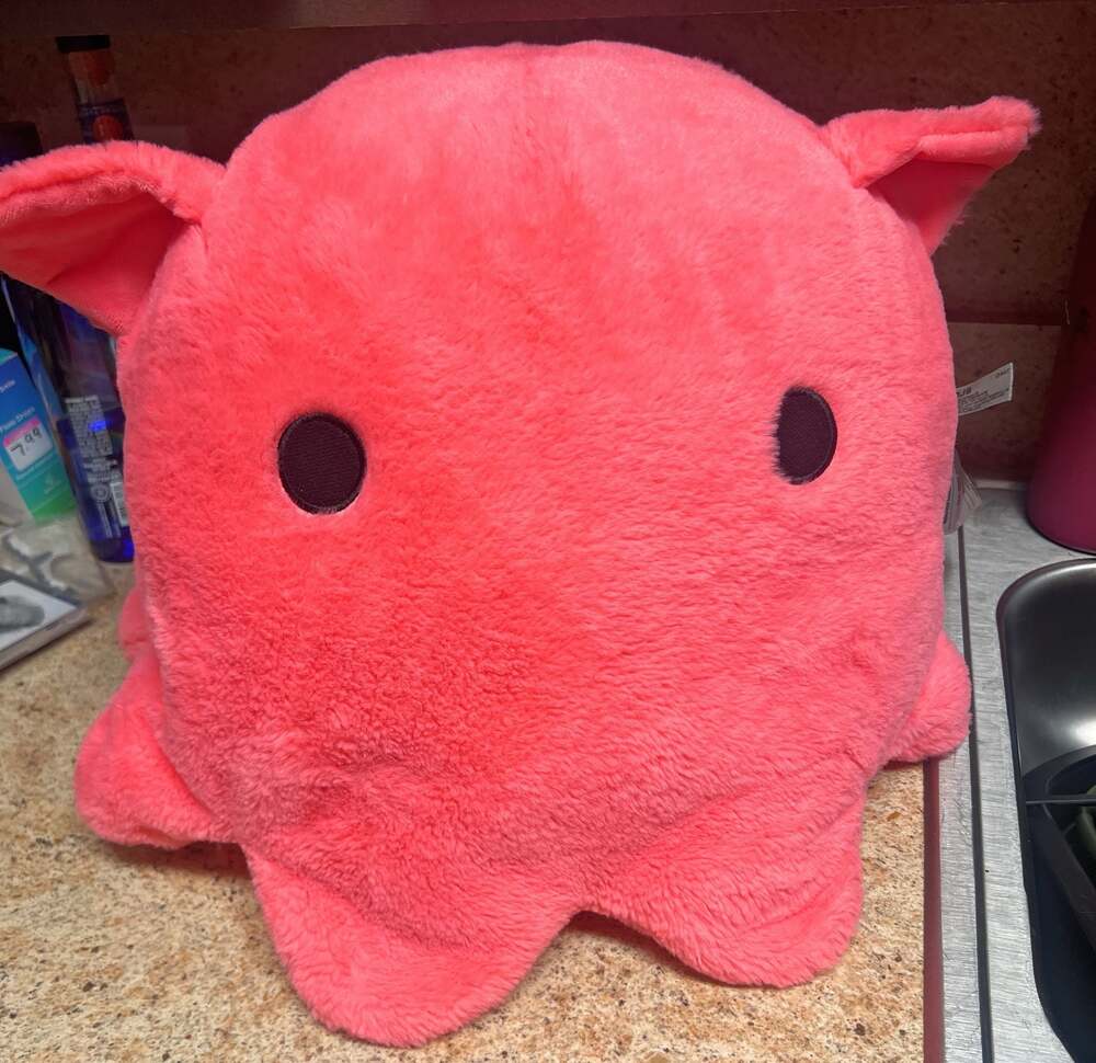 Ichi Trading Flapjack Octopus Jumbo Rose Pink 18 Inch Plush Stuffed Animal